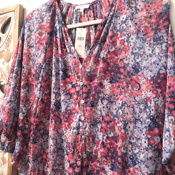 Anthropologie Weston Sheer Josephine Top - Picture 6 of 11